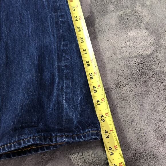 1791 Supply Co Jeans Mens 38x34 Selvedge Straight Leg Mid Rise Denim USA - Picture 4 of 14